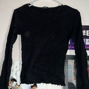 Forever 21 Ruffled Bottom Top